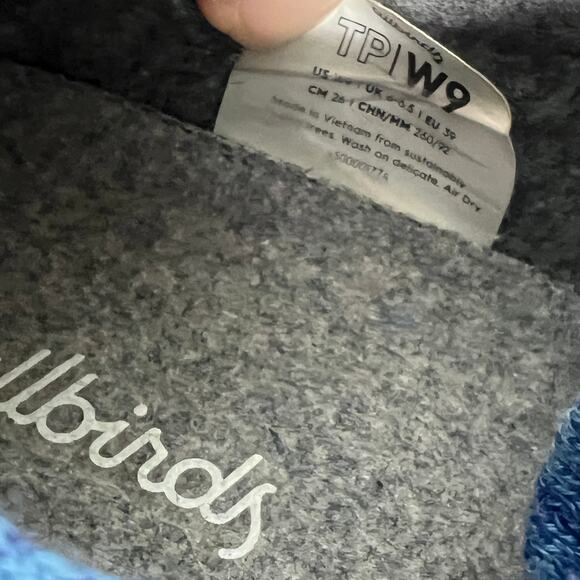 Allbirds Tree Pipers Sneakers Bouyant Blue Shoe Size 9 - Picture 8 of 8